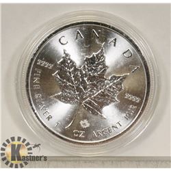 2018 CANADIAN 1 OUNCE .999 FINE SILVER $5 COIN.