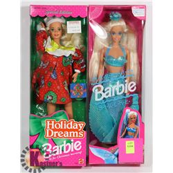 HOLIDAY DREAMS BARBIE & MERMAID BARBIE.
