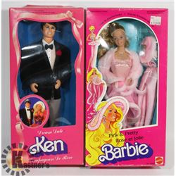 PRETTY IN PINK BARBIE AND DREAM DATE KEN.