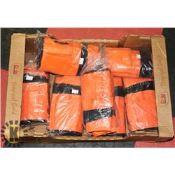 LOT OF 7 TOOL CARRY BAGS WITH TOOL COMPARTMENTS