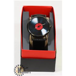 LP QUARTZ WATCH LEATHER BAND SPORT WATCH