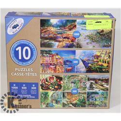 SEALED PACKAGING WITH 10 DIFFERENT