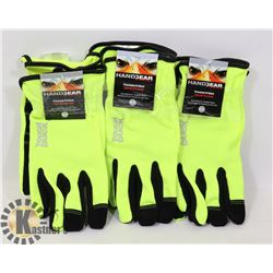3 PAIRS OF TOUGH DUCK PRECISION FIT GLOVES M/M