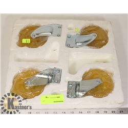 NEW SET OF 4" CASTORS.