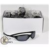 Image 1 : BOX OF MATTE BLACK OAKLEY STYLE SUNGLASSES