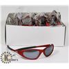 Image 1 : BOX OF RED OAKLEY STYLED SUNGLASSES