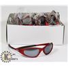 Image 1 : BOX OF RED OAKLEY STYLED SUNGLASSES