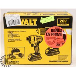 DEWALT DCK277C2 20V IMPACT DRILL COMBO.