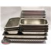 Image 1 : LOT OF ASSORTED S/S FOOD INSERT PANS