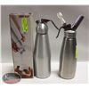 Image 1 : THREE 1L CULINARY WHIPPER DISPENSERS