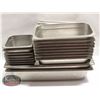 Image 1 : LOT OF ASSORTED S/S FOOD INSERT PANS