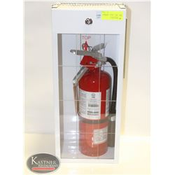 5 LBS FIRE EXTINGUISHER W/ LOCKING WALLMOUNT CASE