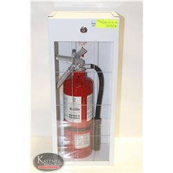 5 LBS FIRE EXTINGUISHER W/ LOCKING WALLMOUNT CASE