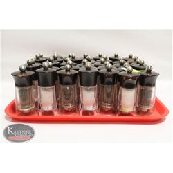 PUEGOT SALT & PEPPER GRINDERS-35 PIECES TOTAL