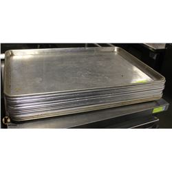 LOT OF 12 FULL SIZE BUN PANS 26"X18"