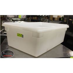 STACKING FOOD-GRADE BIN W/ TWO-SIDED LID