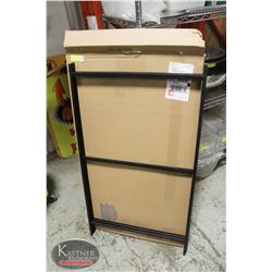 GROUP OF 2 NEW A-FRAME METAL SANDWICH BOARDS