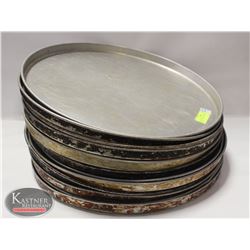 EXTRA-LARGE 18" PIZZA PANS - LOT OF 12