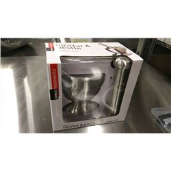 STAINLESS STEEL MORTAR AND PESTLE