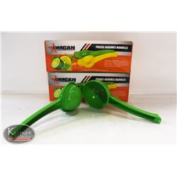 CITRUS PRESS SQUEEZE - LEMON/LIME - SET OF 2