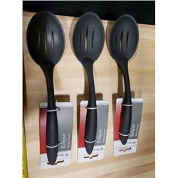 ECLIPSE 10" SLOTTED SPOON - HIGH HEAT - LOT OF 3