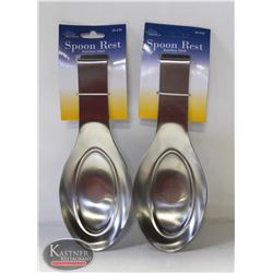 STAINLESS SPOON REST - LOT OF 2 - UPDATE