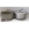 Image 1 : 2 LARGE SAUCE POTS WITH ONE LID