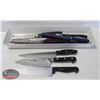 Image 1 : LOT OF KITCHEN KNIVES INCLUDES AT LEAST 3PCS OF