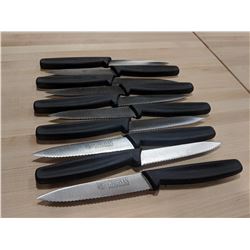 4" WAVE EDGE PARING KNIVES - LOT OF 10