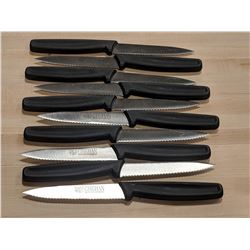 4" WAVE EDGE PARING KNIVES - LOT OF 10
