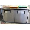 Image 1 : BAILIFF SEIZURE 4' TRUE 2-DOOR UNDERCOUNTER COOLER