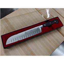 8" SANTOKU KNIFE W/FORGED G-EDGE BLADE