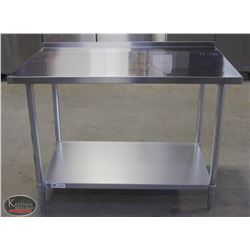 JOHNSON ROSE 48" X 30" STAINLESS STEEL WORK TABLE
