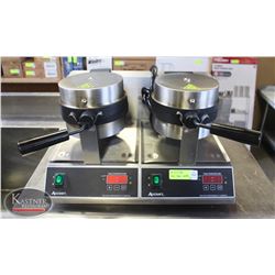 DUAL-HEAD COUNTERTOP WAFFLE-MAKER