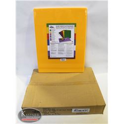 CASE OF 6 UPDATE YELLOW POLY CUTTING BOARDS