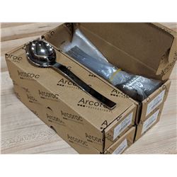 6-7/8" SOUP SPOONS, EXTRA HEAVY LOT OF 48