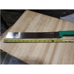 14" WATERMELON KNIFE - GREEN HANDLE - OMCAN 18739