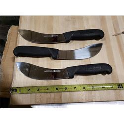 6" SKINNING KNIFE - LOT OF 3  - OMCAN 11863