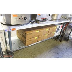 BAILIFF SEIZURE:S/S OMCAN COMMERCIAL WORK-TABLE-6'