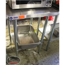 BAILIFF SEIZURE:S/S OMCAN COMMERCIAL WORK-TABLE-2'