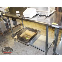 MVP STEELWORKS STAINLESS STEEL WORKTABLE W/