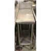 Image 1 : 13" S/S PREP-TABLE EXTENSION W/ UNDERSHELF