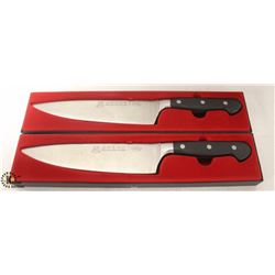 LOT OF 2 PREMIUM FORGED ANTON 8" COOK'S KNIVES