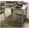 Image 1 : BAILIFF SEIZURES/S PREPTABLE W/ UNDERSHELF STORAGE