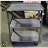 Image 1 : 3-TIER STAINLESS STEEL COMMERCIAL SERVICE CART