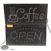 Image 1 : BAILIFF SEIZURE 2 LED SIGNS OPEN &COFFEE