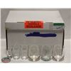 Image 1 : 24 ASSORTED SIZE JUICE GLASSES W/ 4 SHOT GLASSES