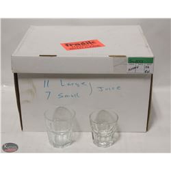 24 ASSORTED SIZE ROCK GLASSES