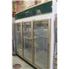 Image 1 : HUSSMANN UPRIGHT TRIPLE GLASS DOOR REFRIGERATOR