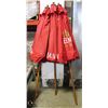 Image 1 : 3 SLEEMANS PATIO UMBRELLAS, RED.